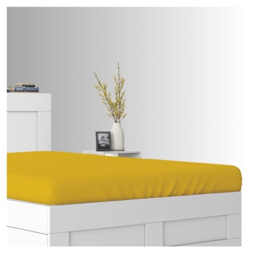 Prześcieradło FROTTE Z Gumką 180x200 Musztarda