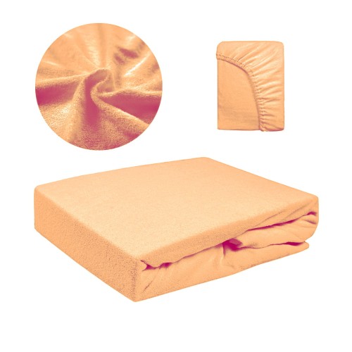 Prześcieradło FROTTE Z Gumką 60x120 Łosoś