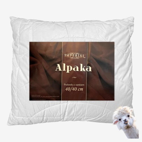 Poduszka IMPERIAL Alpaka 40x40 Luksusowa