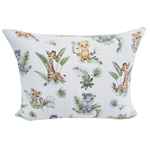 Komplet Pościeli Dziecięcej 100x135 + 40x60 Afrykańskie Zwierzęta