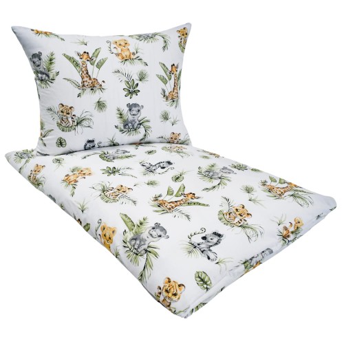 Komplet Pościeli Dziecięcej 100x160 + 70x80 Afrykańskie Zwierzęta