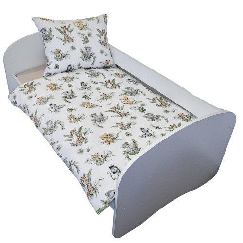 Komplet Pościeli Dziecięcej 100x135 + 50x60 Afrykańskie Zwierzęta