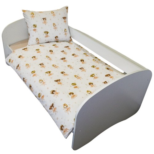 Komplet Pościeli Dziecięcej 100x135 + 50x60 Baletnice Beż