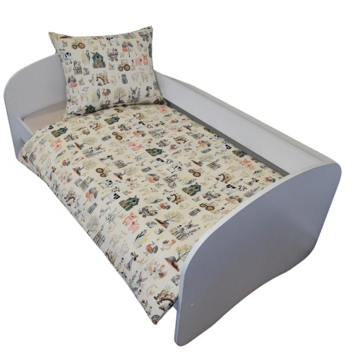 Komplet Pościeli Dziecięcej 100x135 + 40x60 Farma Retro