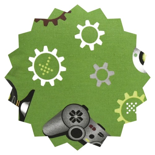 Poszewka Dziecięca 40x40 Bawełniana JAŚ Play Game Zielony