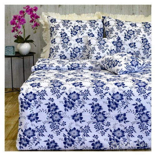 Komplet Pościeli Kora 160x200 2x70/80 Ricardo Granat Na Białym