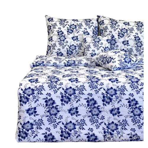 Komplet Pościeli Kora 160x200 2x70/80 Ricardo Granat Na Białym