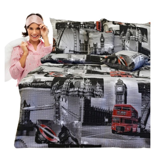 Komplet Pościeli Kora 160x200 2x70/80 Londyn