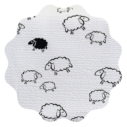 Komplet Pościeli Kora 160x200 2x70/80 Owieczki Na Białym