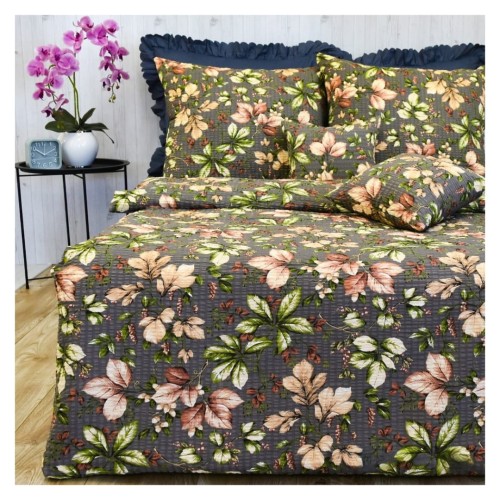 Komplet Pościeli Kora 200x220 2x70/80 Powiew Jesieni Brąz
