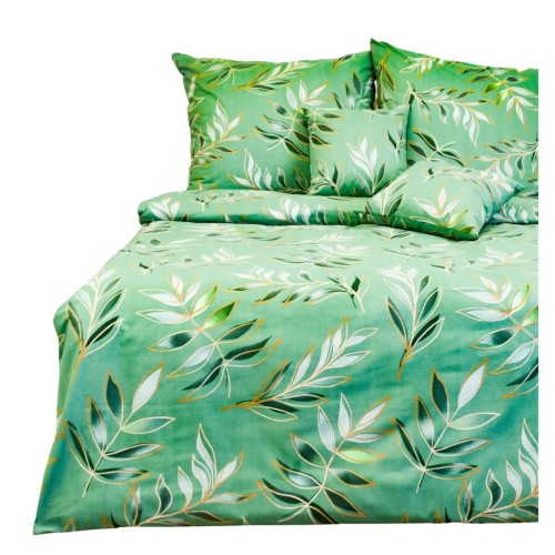 Komplet Pościeli Bawełnianej 160x200 2x70/80 Eukaliptus