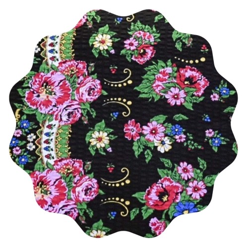  Komplet Pościeli Kora 160x200 2x70/80 Halka Góralka Czarna