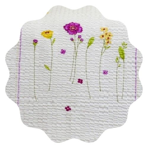 Komplet Pościeli Kora 200x220 2x70/80 Łodygi Krem