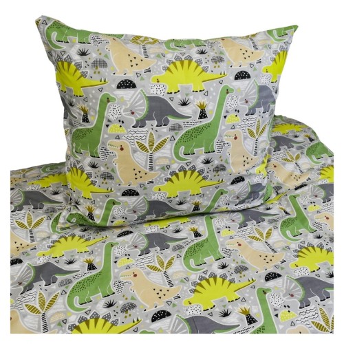 Komplet Pościeli Dziecięcej 160x200 + 1 x 70x80 Dinozaury