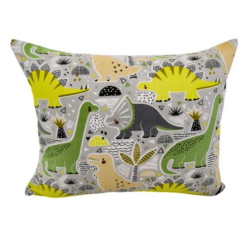 Poszewka Dziecięca 50x70 Bawełniana Dinozaury
