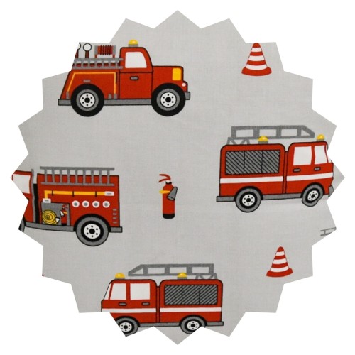 Poszewka Dziecięca 70x80 Bawełniana Straż Szara