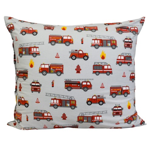 Poszewka Dziecięca 70x80 Bawełniana Straż Szara