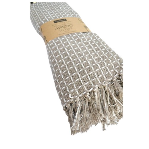 Bawełniany Koc Narzuta 150x200 AREDO 10 BEŻ