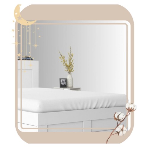 Prześcieradło JERSEY Z Gumką 80x160 Białe 100% Bawełniane