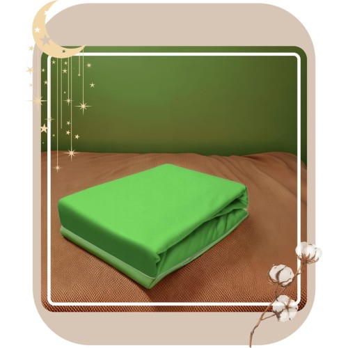 Prześcieradło JERSEY Z Gumką 160x200 Zieleń 100% Bawełniane 