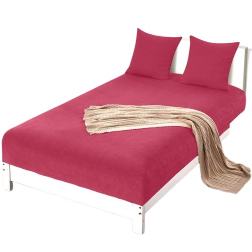 Prześcieradło Mikrofibra MIŚ z Gumką 140x200 Różowe