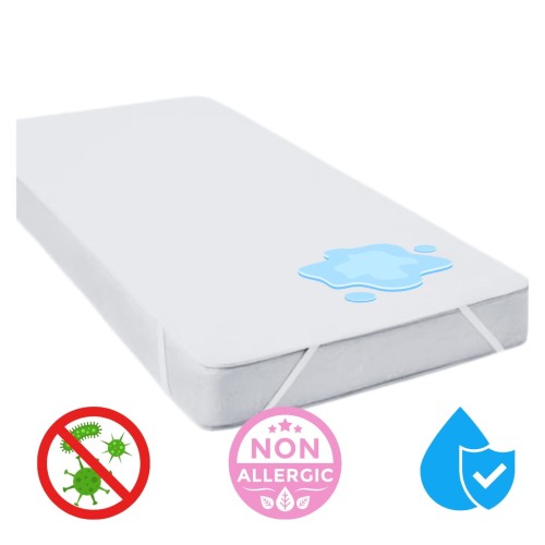 Ochraniacz na Materac 120x200 Podkład Wodoodporny Antyalergiczny z Gumką