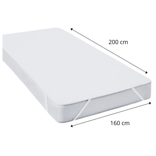 Ochraniacz na Materac 160x200 Podkład Wodoodporny Antyalergiczny z Gumką