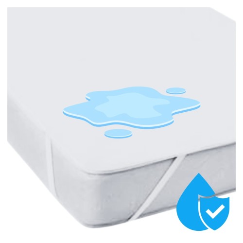 Ochraniacz na Materac 200x200 Podkład Wodoodporny Antyalergiczny z Gumką
