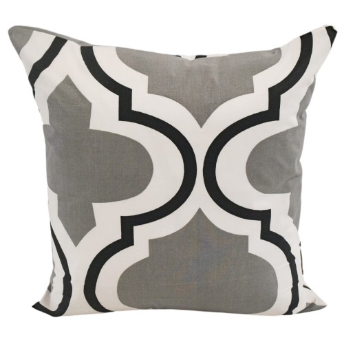 Poszewka 40x40 Bawełniana JAŚ Maroko Duże Szare