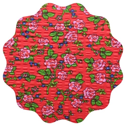 Komplet Pościeli Kora 160x200 2x70/80 Różyczki Góralskie Czerwone