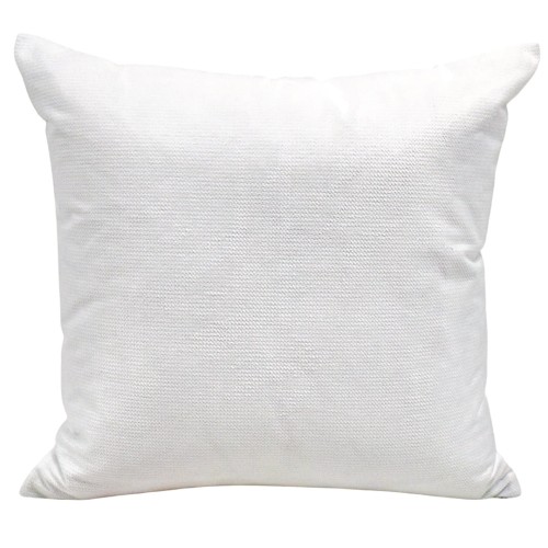 Poszewka Velvet 40x40 Biała Drobna Cegiełka