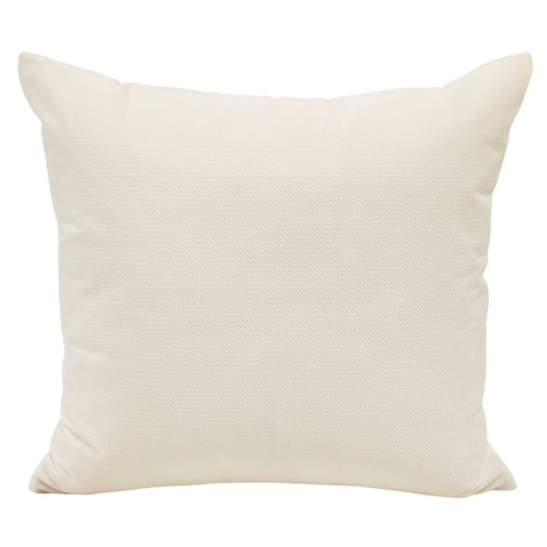 Poszewka Velvet 40x40 Kość Słoniowa Drobna Cegiełka