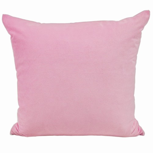 Poszewka Velvet 40x40 Jasny Róż Drobna Cegiełka