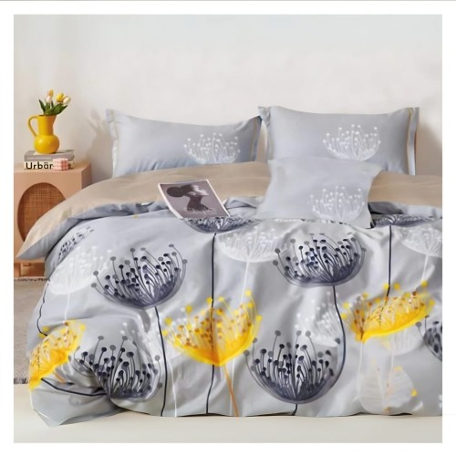 Komplet Pościeli Bawełnianej 140x200 M1526 Bawełna Satynowa