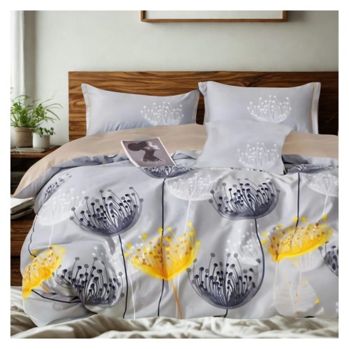 Komplet Pościeli Bawełnianej 140x200 M1526 Bawełna Satynowa