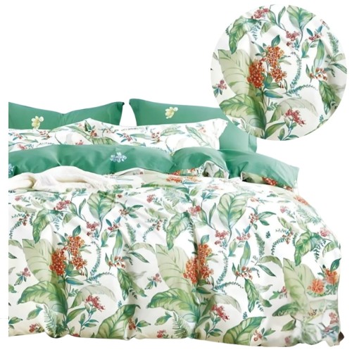 Komplet Pościeli Bawełnianej 140x200 M1612 Bawełna Satynowa