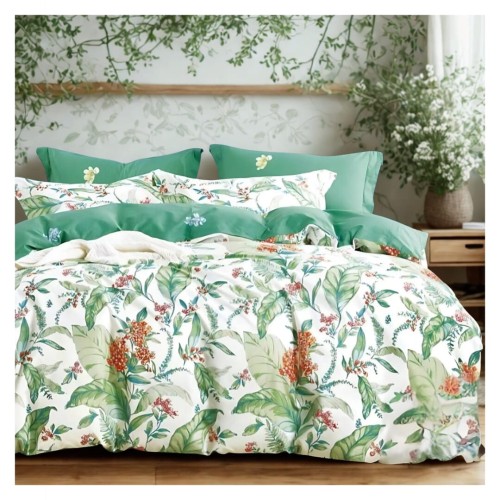 Komplet Pościeli Bawełnianej 140x200 M1612 Bawełna Satynowa