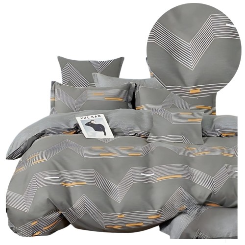 Komplet Pościeli Bawełnianej 200x220 M1702 Bawełna Satynowa