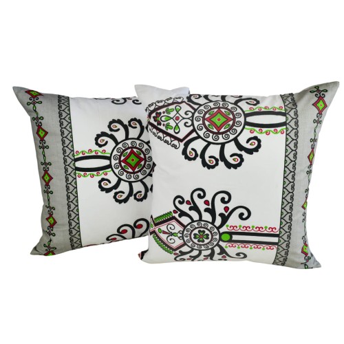 Poszewka 40x40 Bawełniana JAŚ Parzenice Szare