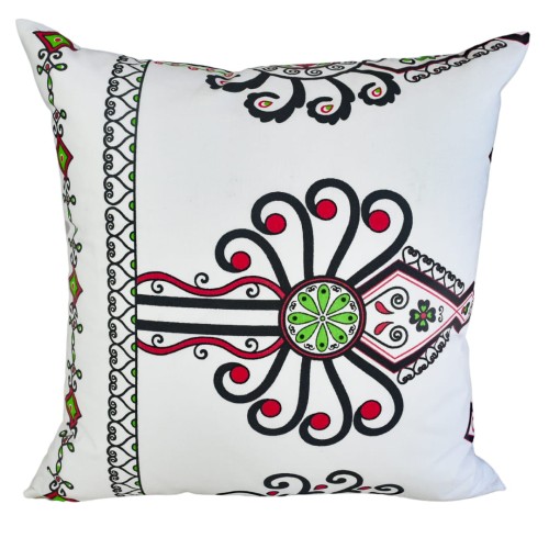 Poszewka 40x40 Bawełniana JAŚ Parzenice Białe