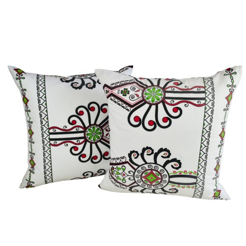 Poszewka 40x40 Bawełniana JAŚ Parzenice Białe