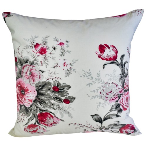 Poszewka 40x40 Bawełniana JAŚ Róża Cygańska Krem