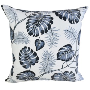 Poszewka 40x40 Bawełniana JAŚ Liście Palm Szare