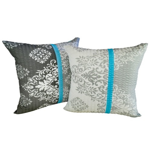 Poszewka 40x40 Kora JAŚ Wycinanka Niebieska