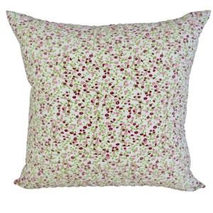 Poszewka 40x40 Kora JAŚ Kwiatuszki Drobne Czerwone