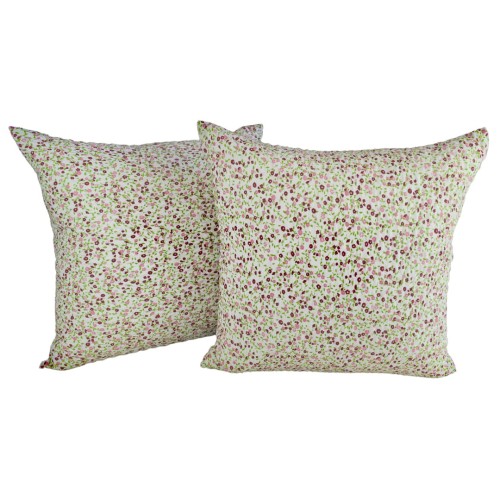 Poszewka 40x40 Kora JAŚ Kwiatuszki Drobne Czerwone