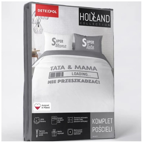 Pościel Holland Collection 160x200 4417A 100% Bawełna