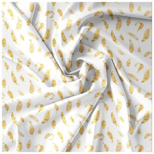 Komplet Pościeli 3D 140x200 + 1x70/80 Piórka Satyna Bawełniana 2459