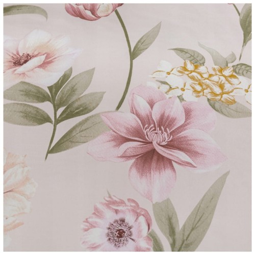 Komplet Pościeli 3D 140x200 + 1x70/80 Kwiaty Satyna Bawełniana 3093