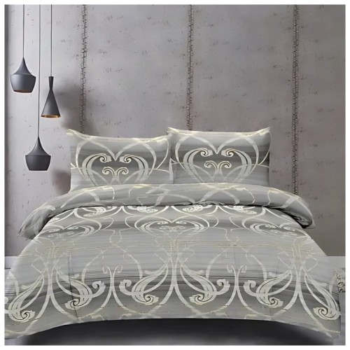 Komplet Pościeli 3D 140x200 + 1x70/80 Royal Harmony Satyna Bawełniana 2501